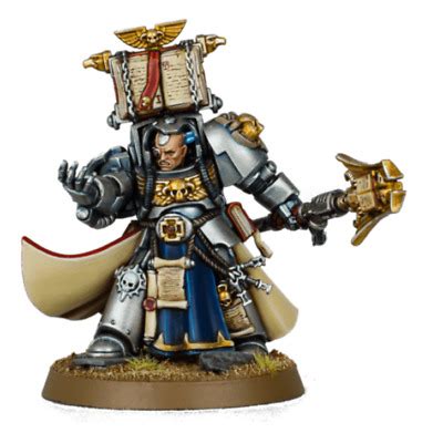 Grey Knights Librarian In Terminator Armour Brotherhood Warhammer K