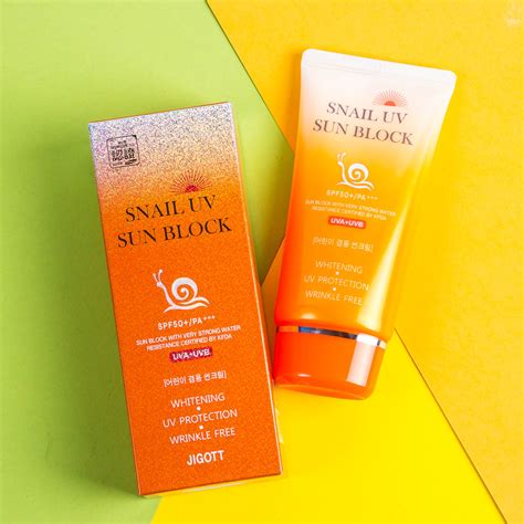 Jigott - Snail UV Sun Block SPF 50+ PA+++ 70ml