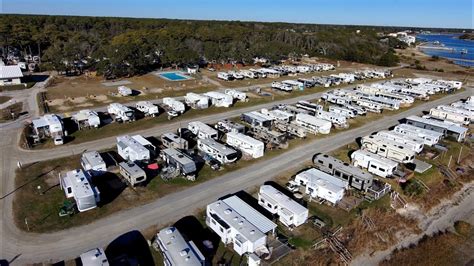 Skydio 2 View Of Seamist Campground With Intercostal Way Ocean Isle