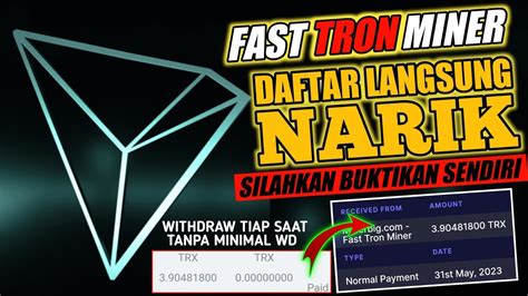 Daftar Langsung Narik Website Mining Trx Gratis Terbukti Membayar