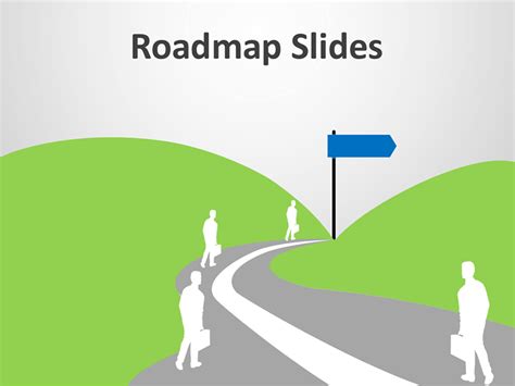 Powerpoint Roadmap Analogy Template Editable Slides Roadmap