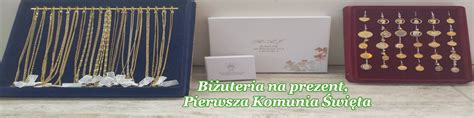 Biżuteria na prezent Pierwsza Komunia Święta