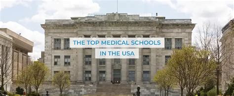 The Top Medical Schools in the USA