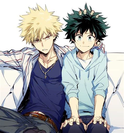 Boku No Hero Academia Katsuki Bakugou Izuku Midoriya Heroes