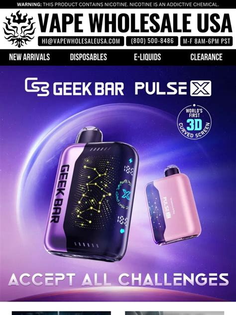 😍 Geek Bar Pulse X 25000 Pod Juice X Oxbar