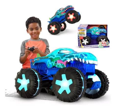 Control Remoto Monster Truck Hot Wheels Mega wrex 1 15 Cuotas sin interés