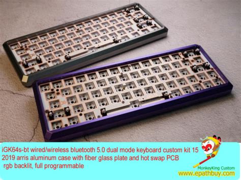 60 Aluminum Mechanical Keyboard Diy Kit Custom Wireless Hot Swap Barebones Kit