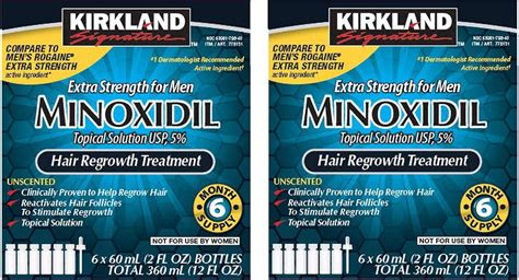 Kirkland Minoxidil 5 Percentage Extra Strength Hair Loss