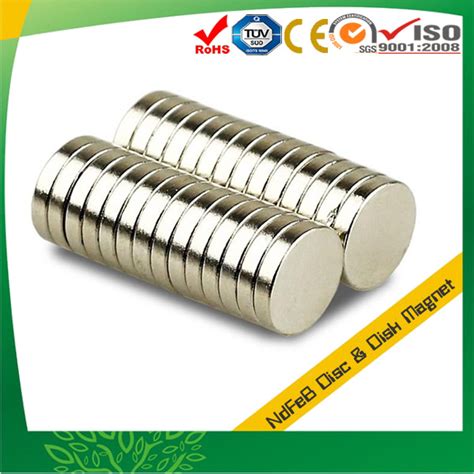 Ni Cu Ni Coating Sintered Neodymium Magnets Neodymium Magnet