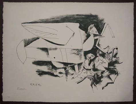 Pablo Picasso Hand Signed Lithograph 1947