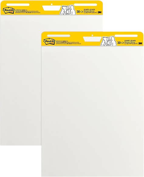 Post It Super Sticky Easel Pad X Inches Sheets Pad Pads