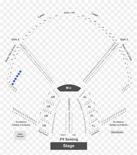 Cadence Bank Amphitheatre At Chastain Park Seating Chart Portal