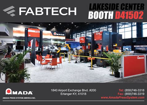 AMADA PRESS SYSTEM Will Be At FABTECH 2023 Amada Press System