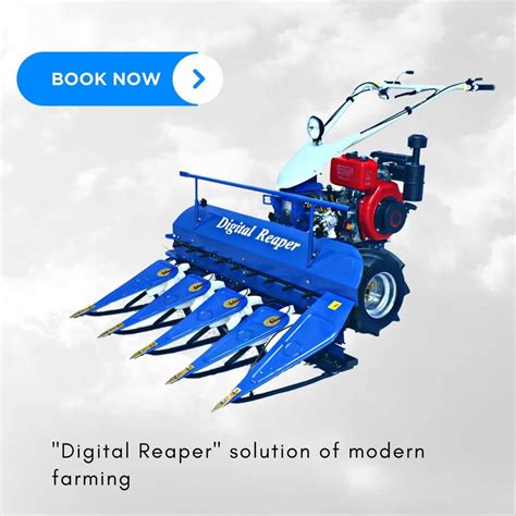 Upto 5 Feet Mild Steel Digital Reaper For Moong Reaping 5 7 HP 0 5