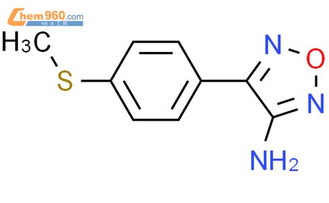 89992 06 3 1 2 5 Oxadiazol 3 amine 4 4 methylthio phenyl CAS号 89992