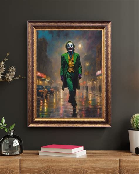 Printable Joker Wall Art Joker Poster Printable Joker Superhero Comic