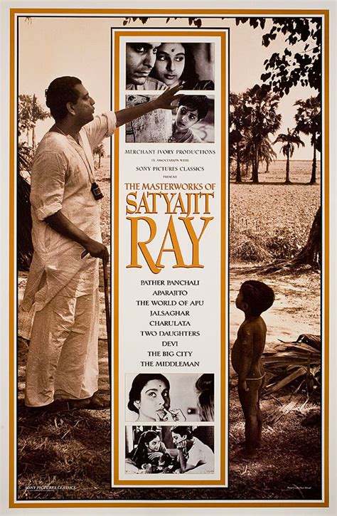 The Masterworks of Satyajit Ray Original 1995 U.S. One Sheet Poster ...