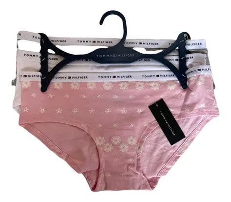 Calzón Tommy Hilfiger 3 Pzs Bikini Tommy Ropa Interior Dama Cuotas sin interés