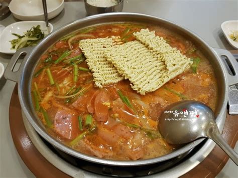 순천맛집 박가부대찌개 보글보글 네이버 블로그