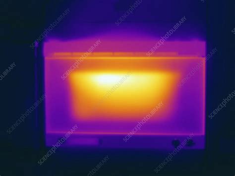 Thermogram Oven Temperature Variation Stock Image C0057296 Science Photo Library