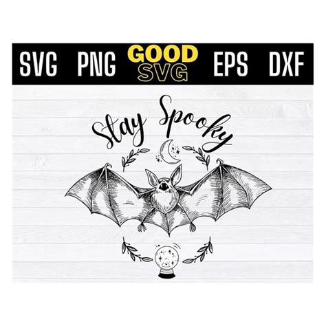 Stay Spooky Svg Halloween Bats Svg Bat Spooky Halloween Inspire