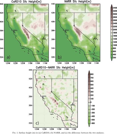 Figure 1 From Fifty Seven Year California Reanalysis Downscaling At 10