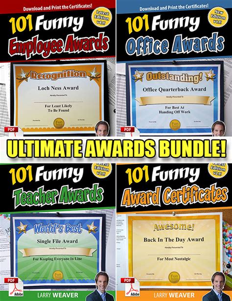 Funny Certificates Award Templates Printable Certificates