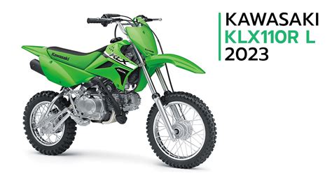 Kawasaki Klx110r L 2023 A Miniature Dirt Bike For Children To Ride On