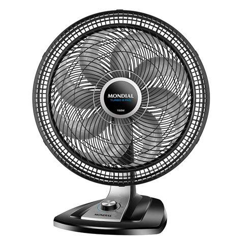 Ventilador de Mesa Mondial Turbo 8 Pás 50 cm 3 Velocidades 220V