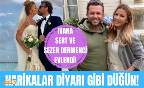 Ivana Sert Ve Sezer Dermenci Maldivler De Evlendi Magazin Burada