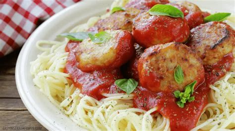 Instant Pot Spaghetti And Meatballs – Easy Instant Recipes