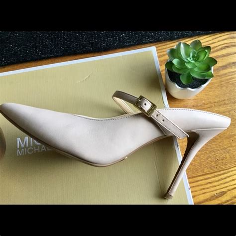 Michael Kors Shoes Michael Kors Nude Pink Heels Poshmark