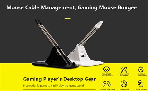 Mouse Bungee Glorious Jenuos® Alb Emagro