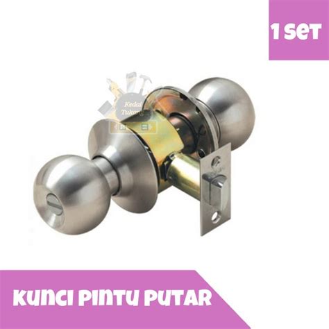 Jual Kedai Tukang Handle Kunci Bulat Putar Handel Pintu Kamar Mandi