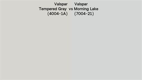 Valspar Tempered Gray Vs Morning Lake Side By Side Comparison