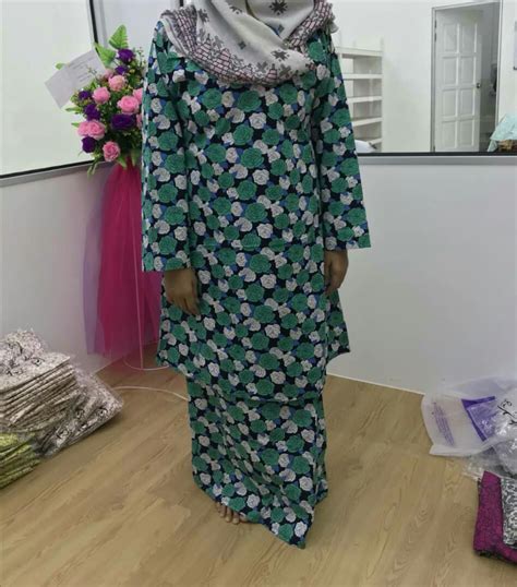 Anggun Baju Kurung Pahang English Cotton Pre Order Women S Fashion