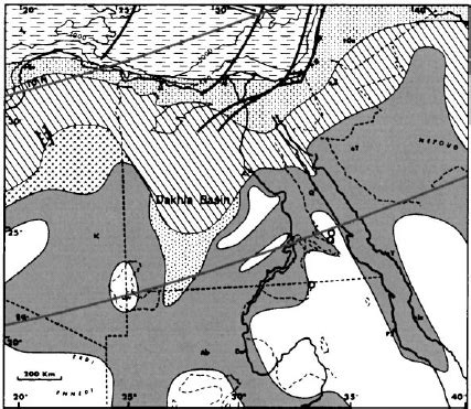 The Late Santonian Compressive Event Schematic Tectonic Map Modified