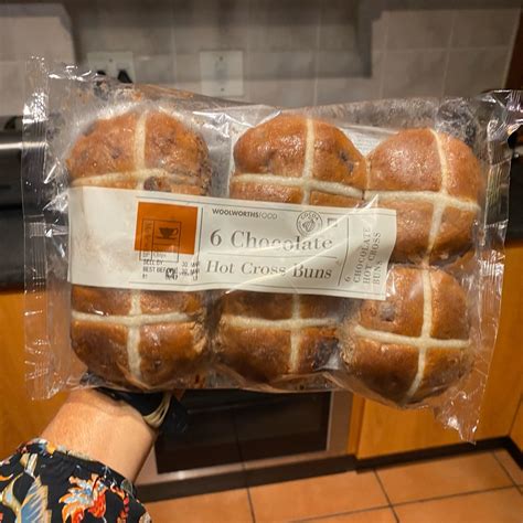 Woolworths Food Chocolate Hot Cross Buns Reviews Abillion