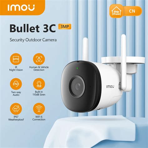 Imou Cam Ra De Surveillance Ext Rieure Ip Wifi Poe Mp Mp Tanche Ip