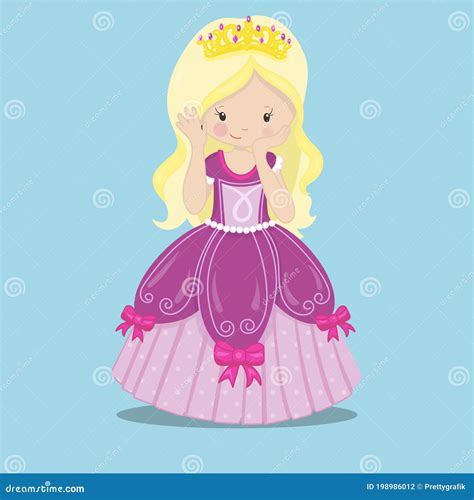 Fairytale Princess Blonde Stock Vector Illustration Of Fairytale Blonde