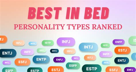 Personality Types Ranked By Best In Bed So Syncd