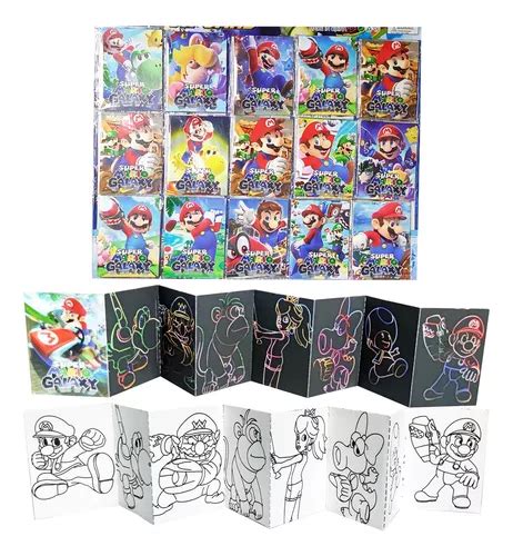 15 Libro Magico Mario Bros Raspar Y Colorear Souvenir Piñata en venta