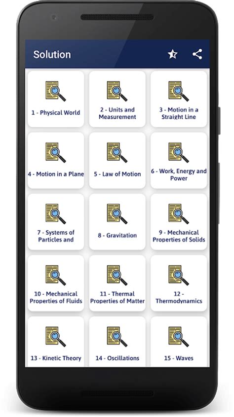 Android Class Physics Ncert Solutions Notes Textbook