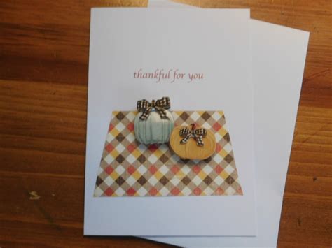 Thanksgiving Card Thankful Card Thanksgiving Handmade - Etsy