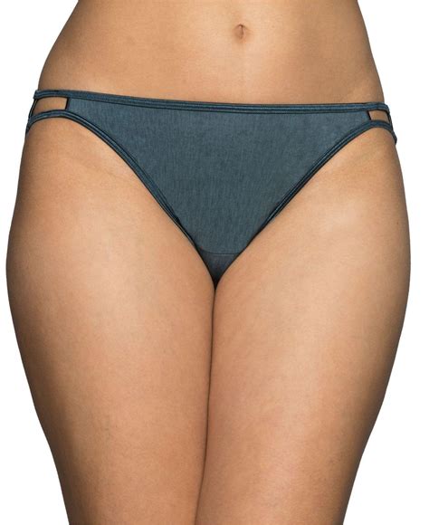 Vanity Fair Illumination String Bikini Underwear 18108 In Blue Lyst