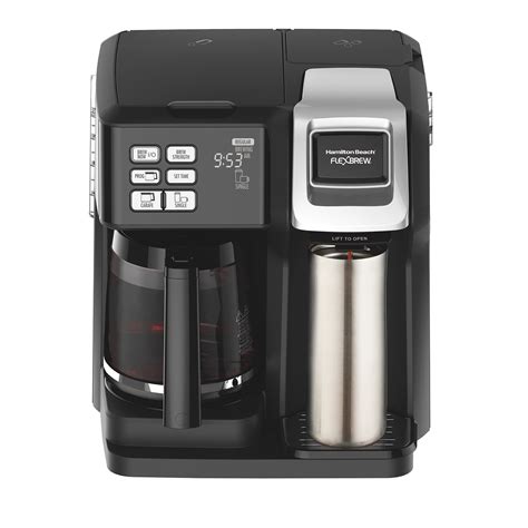 Hamilton Beach FlexBrew 2 Way Coffee Maker With 12 Cup Carafe Pod