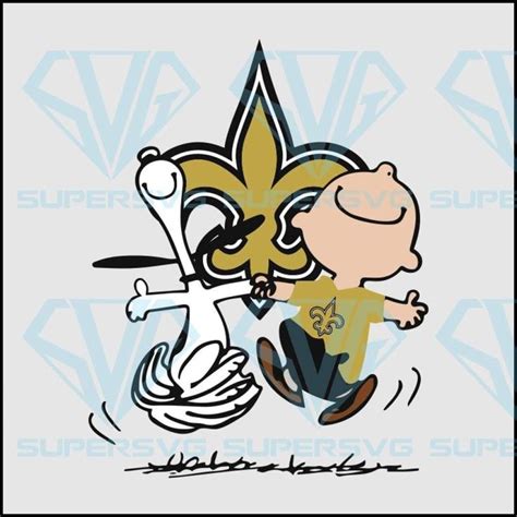 Charlie Brown Snoopy Svg New Orleans Saints Svg New Orleans Saints