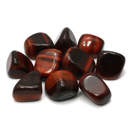 Red Tiger Eye Tumble Stone 20 25mm