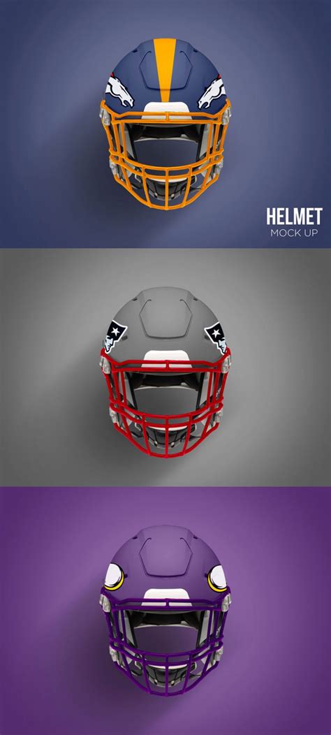 Free Football Helmet Mockup