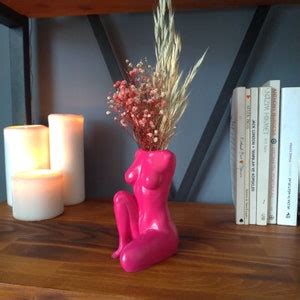 Woman Body Vase Female Torso D Printed Naked Body Flower Pot Ornaments Nude Sexy Body Vase